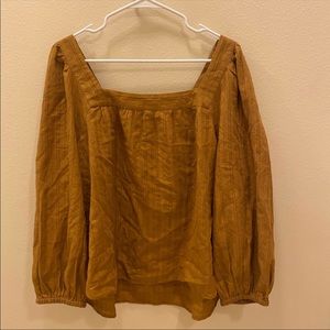 Madewell Square Neck Blouse